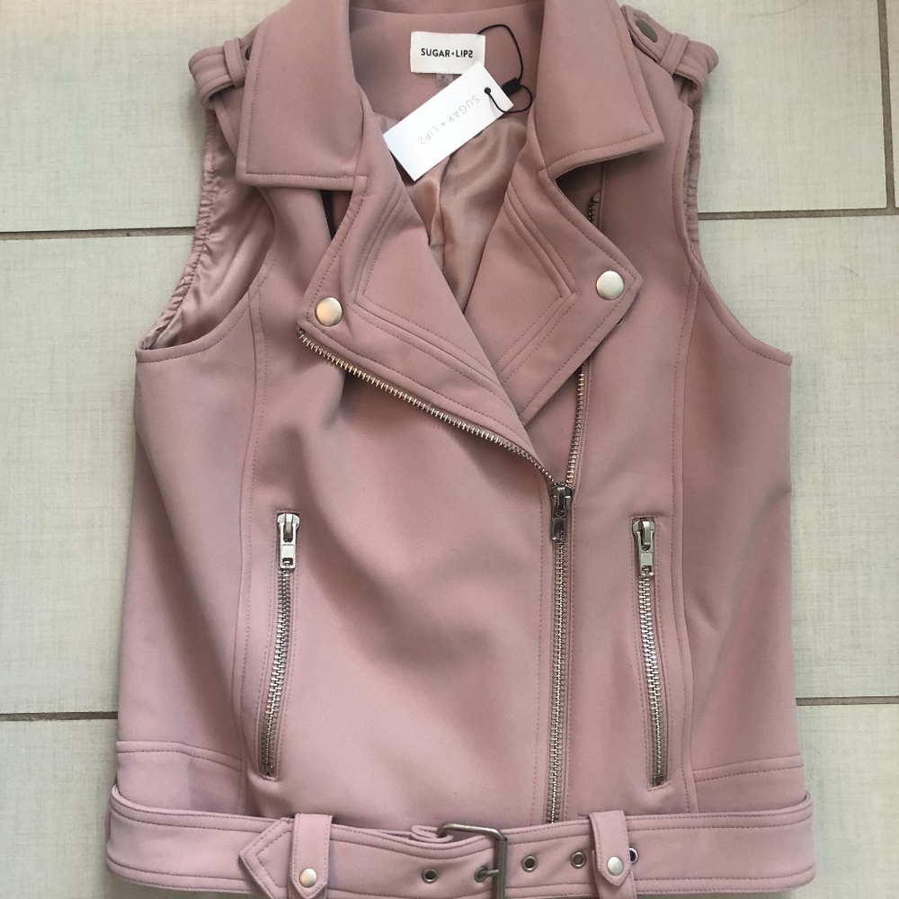 Pink Moto Vest
